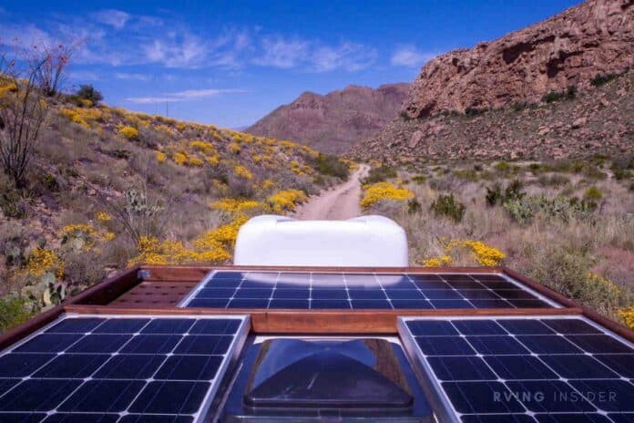 Install solar panels on an RV