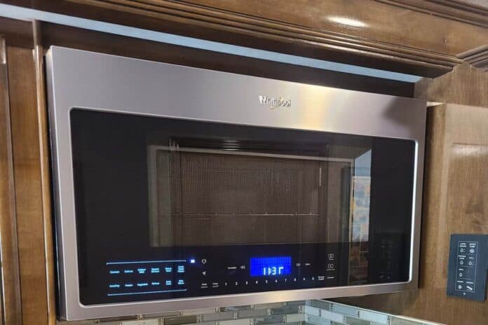 RV microwave convection oven