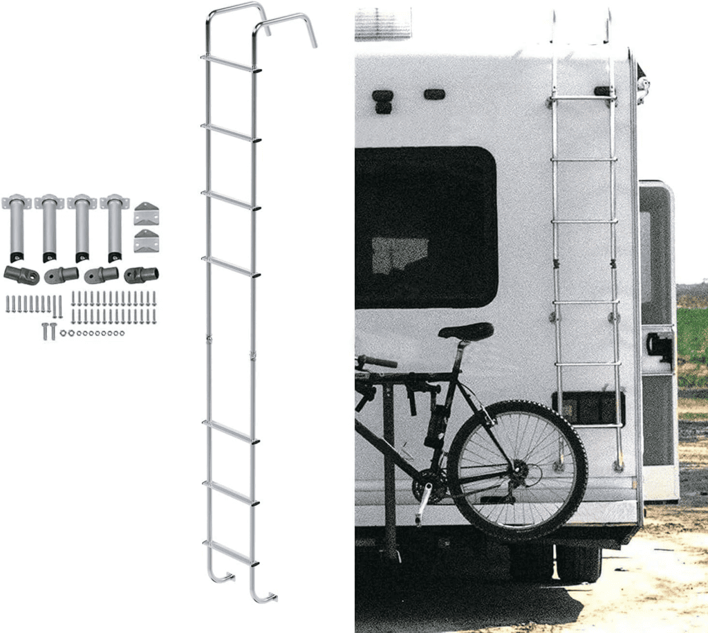 Top 10 Rv Ladders For Easy Access And Safety 4 ecotric universal exterior rv motorhome straight ladder