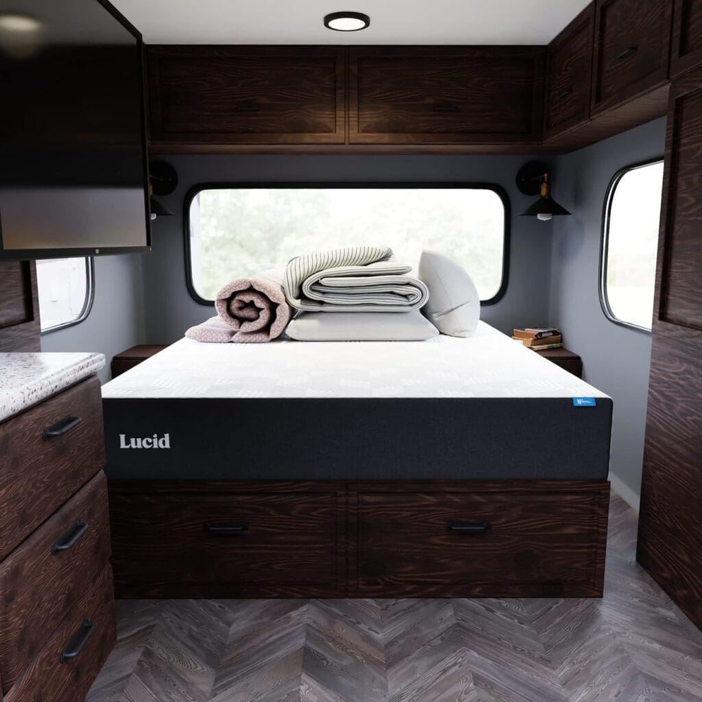 LUCID 10 Inch Memory Foam Mattress