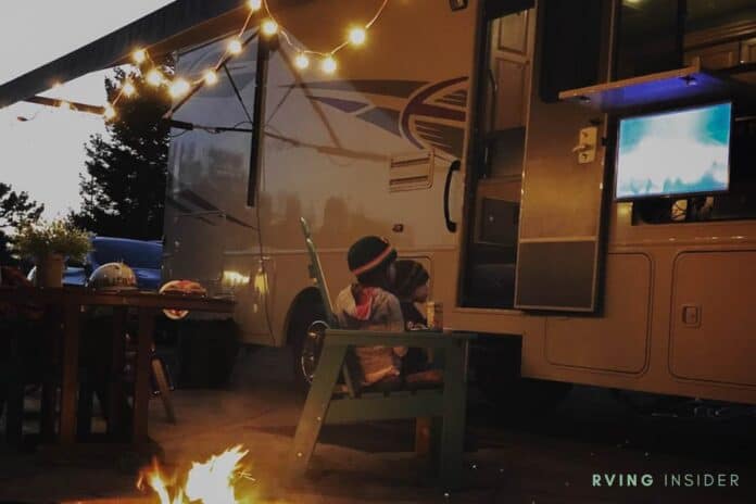 watching rv tv