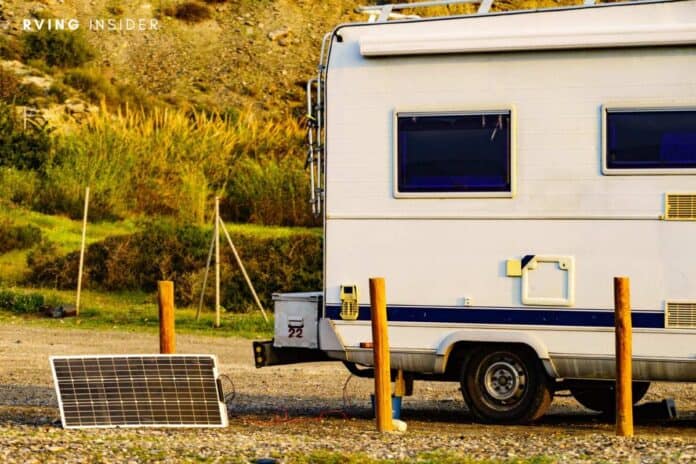 how to hook up solar panel to rv battery