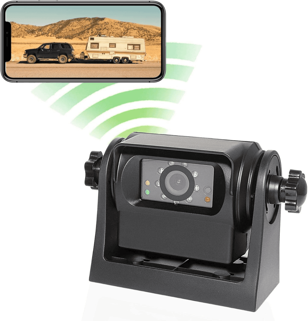 10 Best Rv Backup Cameras For Safe Traveling 10 eway wifi magnetic hitch wireless backup rear/front view camera rechargeable battery